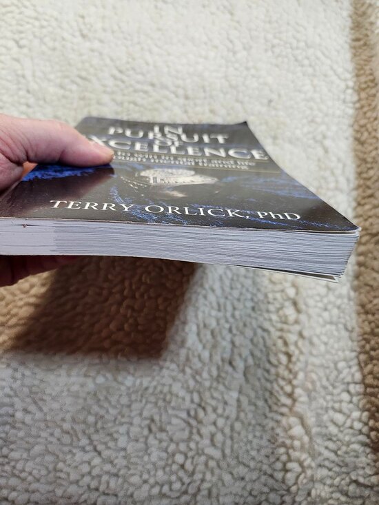 In Pursuit of Excellence Terry Orlick Third Edition Paperback Sports Psychology - Picture 10 of 12